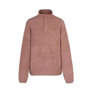 Brand new with Tags Skims Knit Pullover in Camel with Hot Pink Slouch Socks